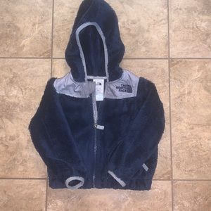 North Face 12-18 month navy blue fleece jacket
